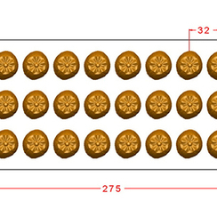 1060| Форма для шоколадных конфет (275*135мм)