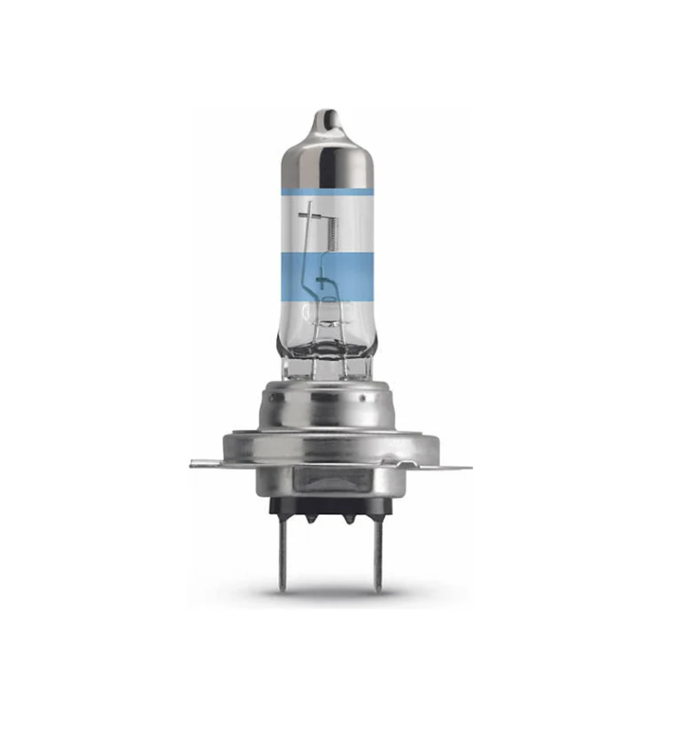 Автолампа PHILIPS H7, 55 Вт, PX26d+200%, Racing Vision GT200, 3400 К, 12 В 12972RGTB1