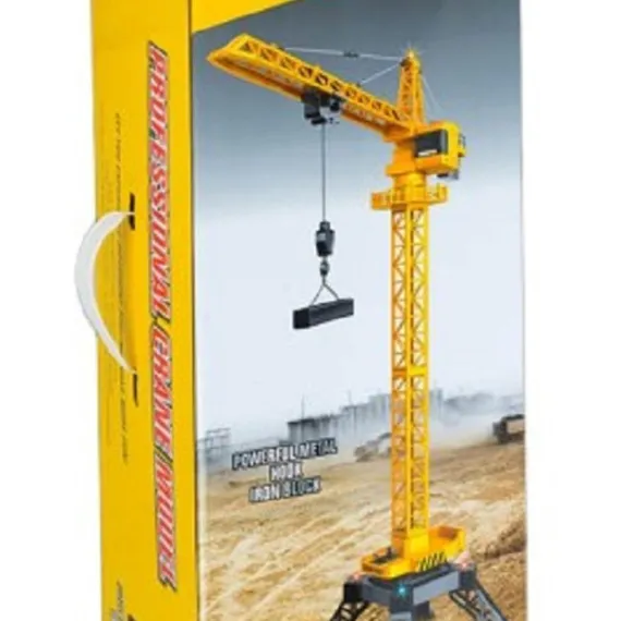 Радиоуправляемый башенный кран HUI NA TOYS масштаб 1:14 2.4G - HN1585
