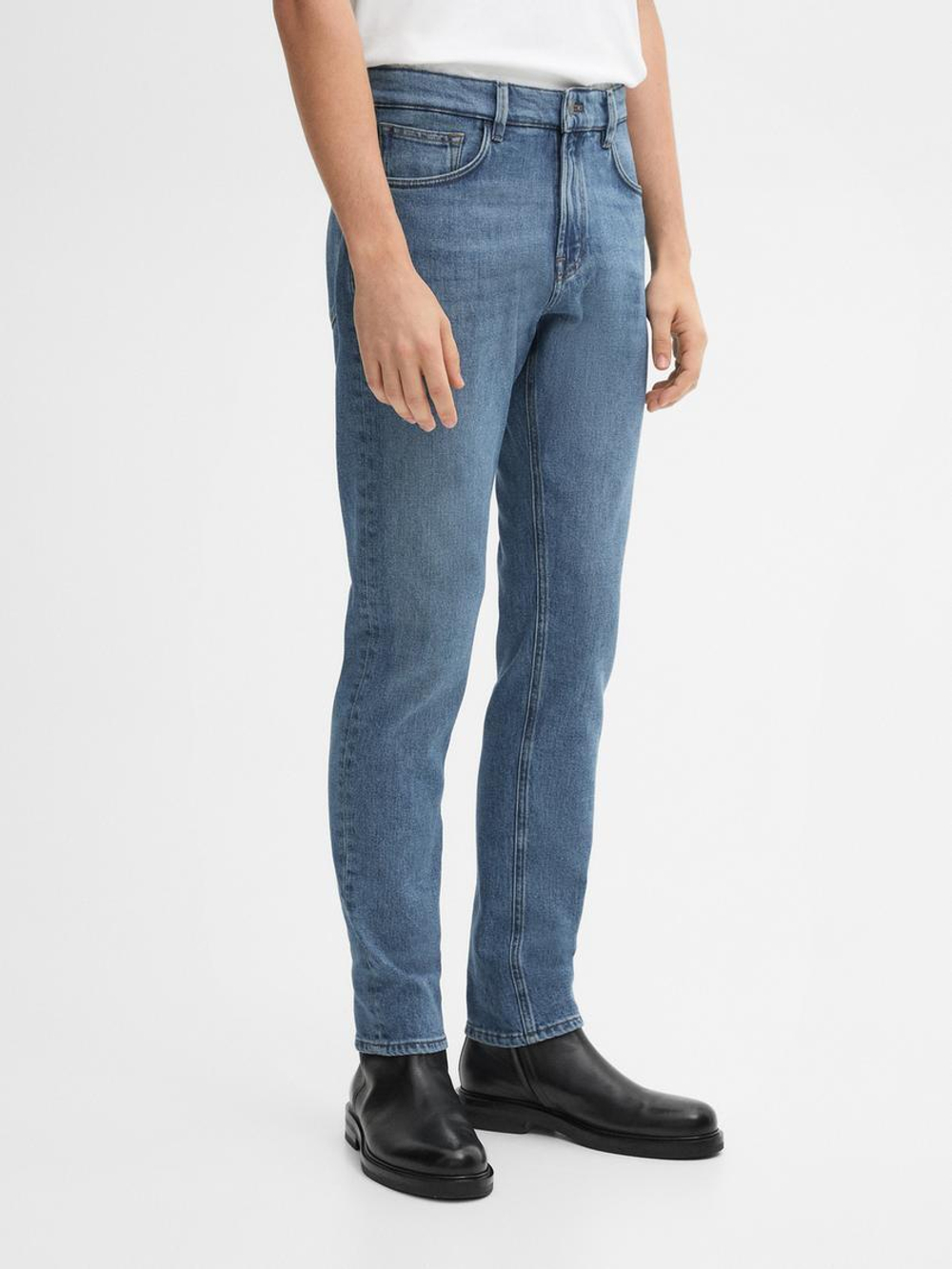 Massimo Dutti Зауженные джинсы, индиго