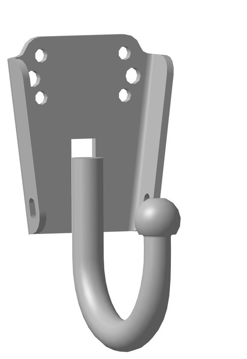 Фаркоп WESO 6501-H на УАЗ-469, 31512, 31514, 2206, 3303