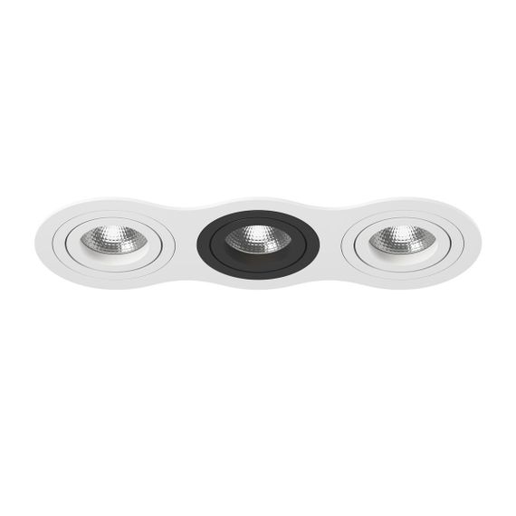 Комплект из светильника и рамки Lightstar Intero 16 (217636+217606+217607+217606) i636060706