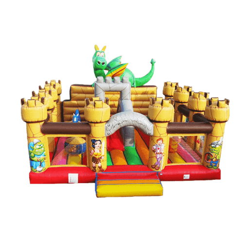 Коммерческий надувной батут "Замок дракона"
