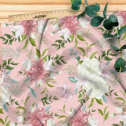 Ткань оксфорд 600 цветочная мелодия