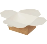 Контейнер бумажный Fold Box 600 мл, 130х110х65 мм, крафт