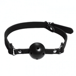 Дышащий кляп на мягком ремешке с застежкой ROSYLAND BDSM (черный) (Цвет: черный)