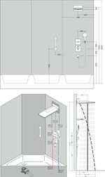 Верхний душ Hansgrohe Rainmaker Select 580 3et 24001400