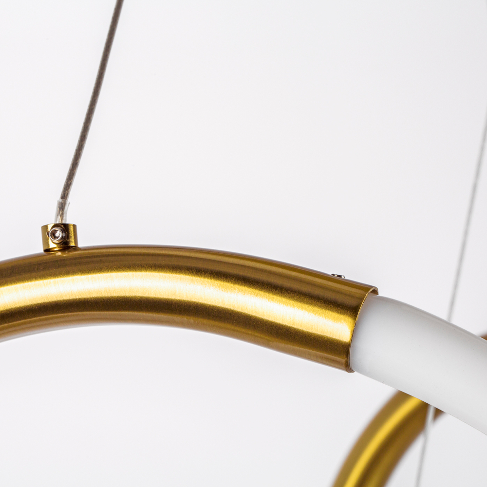 637063 Люстра CORINTO 30W LED 2680LM ЗОЛОТО 3000K IP20