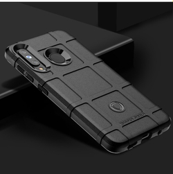 Чехол для Samsung Galaxy A60 (Galaxy M40) цвет Black (черный), серия Armor от Caseport