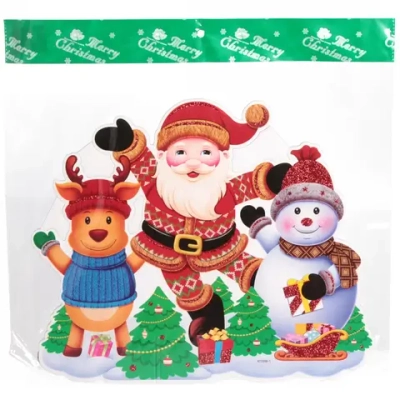 Украшение новогоднее «Дед Мороз с друзьями» 37 см