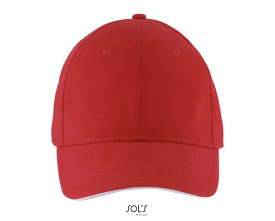 Бейсболка SOLAR, 6 клиньев