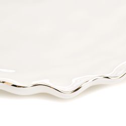 БЛЮДО ОВАЛЬНОЕ LEFARD "CHARM" 30,5*21*3 СМ (С ЗОЛОТОЙ ЛИНИЕЙ)