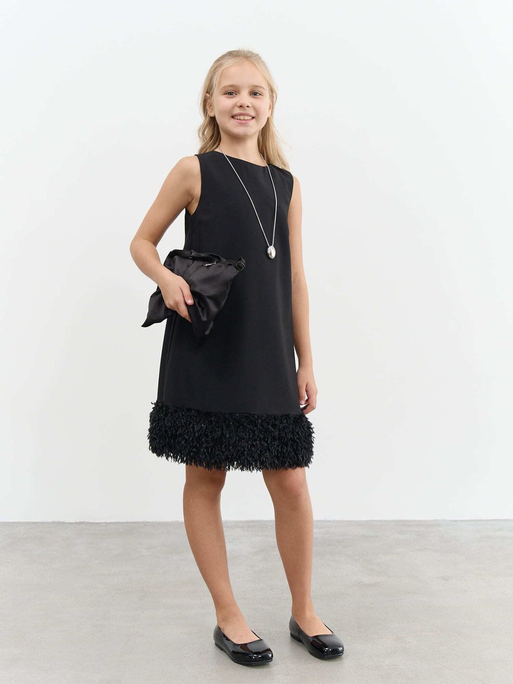 Платье "Уголь" 7+