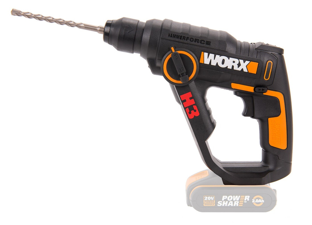Перфоратор аккумуляторный WORX WX390.9