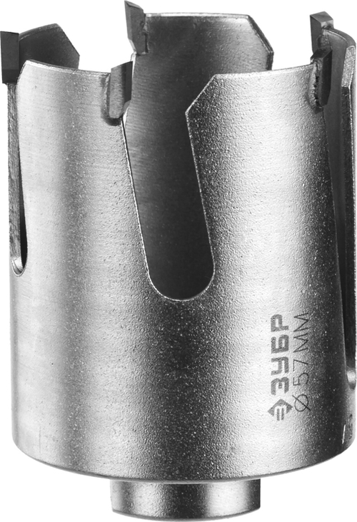 ЗУБР ПРОУНИВЕРСАЛ 57мм, коронка с твердосплавными резцами