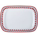 Прямоугольная тарелка «Мезень» (27х15,3 см) (Цвет: белый)