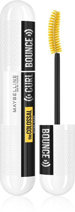 MAYBELLINE NEW YORK The Colossal Curl Bounce After Dark - Подкручивающая и придающая объем тушь для ресниц суперчерного цвета, 10 ml