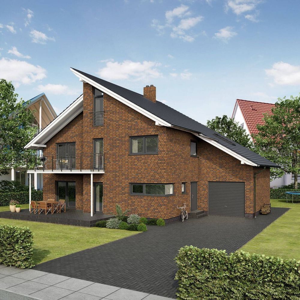 Feldhaus Klinker - R686NF14, Sintra Ardor Calino, 240x14x71 - Клинкерная плитка для фасада и внутренней отделки