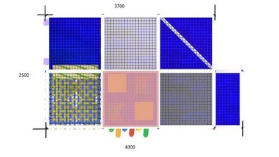 Детский игровой лабиринт Риф 10,75 м2 (4,3*2,5*2,9 м)