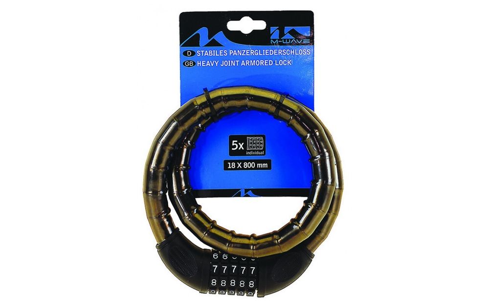 Замок велосипедный противоугонный HD 18.8 M-WAVE