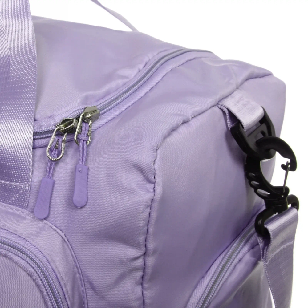 Сумка спортивная «City-sport», водонепроницаемый отдел + 2 кармана + отдел под обувь, цвет сиреневый, 49*21*29см