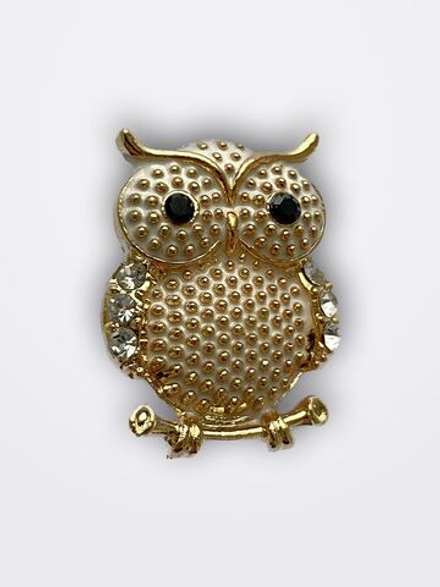 Мини брошь женская "Сова"