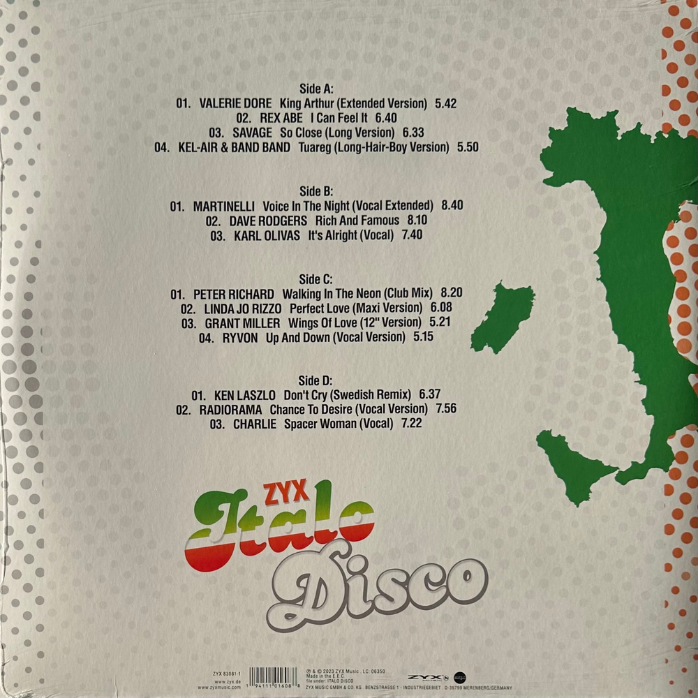 Сборник Italo Disco - Best Of - Volume 5 2LP (Германия 2023г.) Orange/Grey