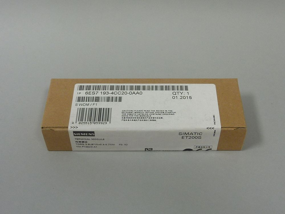 SIEMENS  6ES7193-4CC20-0AA0