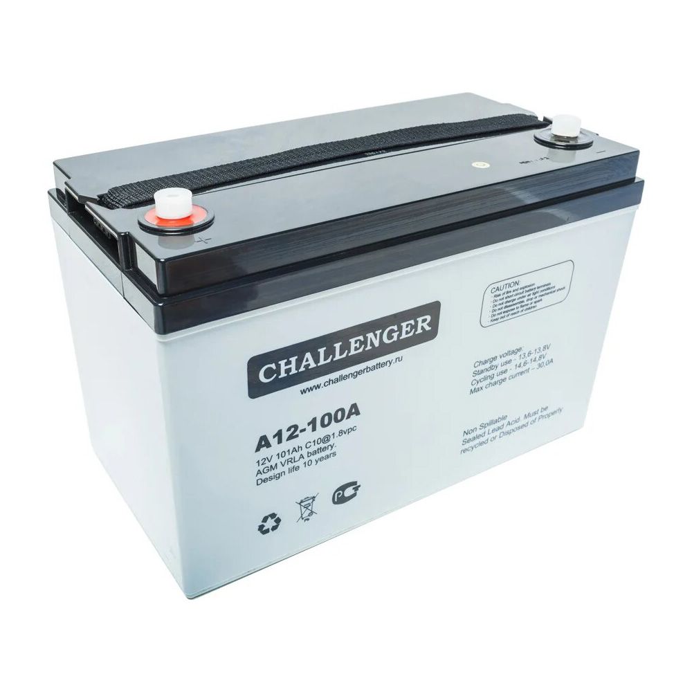 Аккумулятор Challenger A12-100A (AGM)