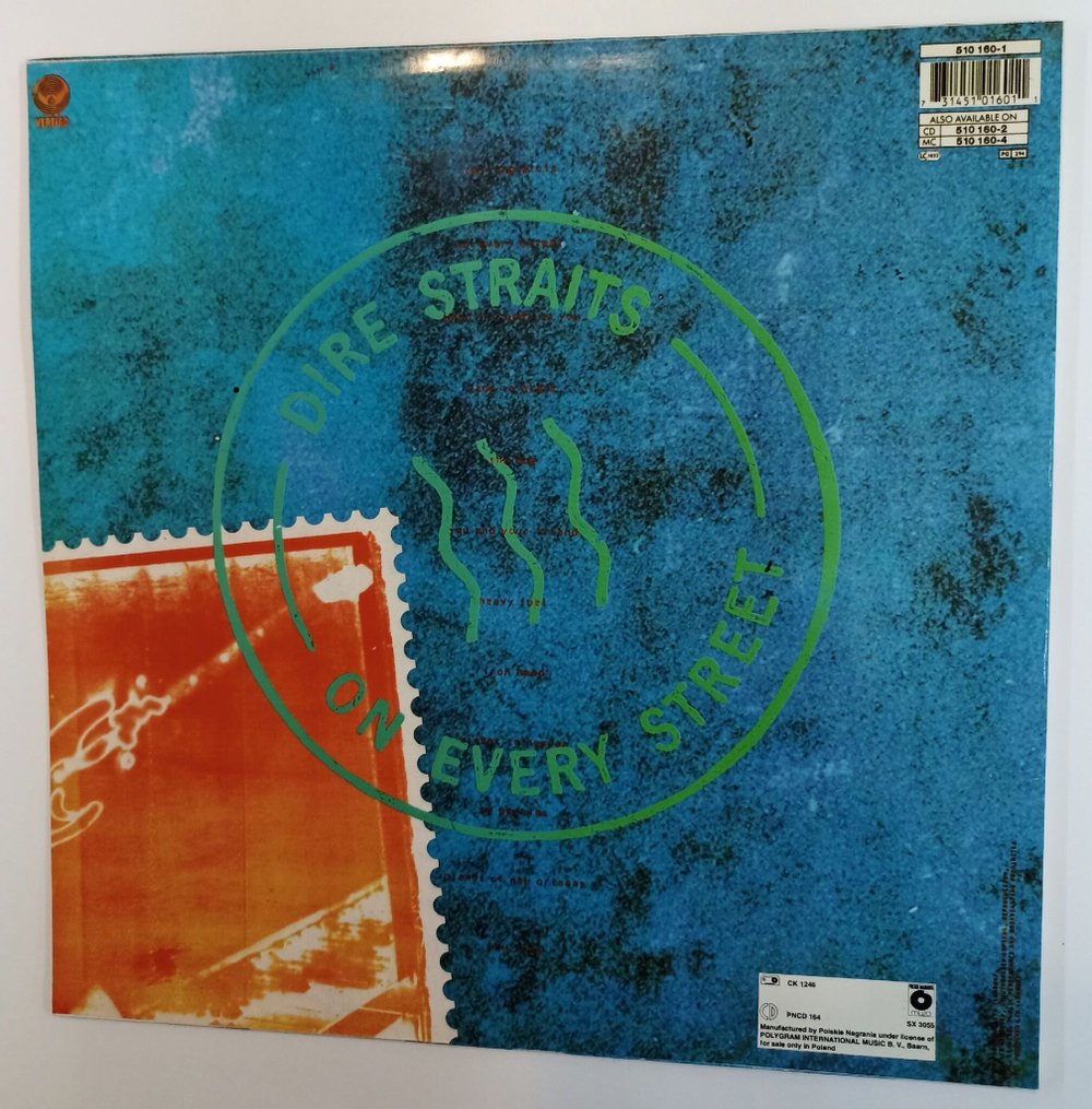 Винтажная виниловая пластинка LP Dire Straits On Every Street (Польша 1991)