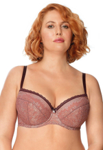 Бюстгальтер Zoe на косточках с дополнительными боковыми поддержками (Размер: 75H) (Цвет: грязно-розовый)