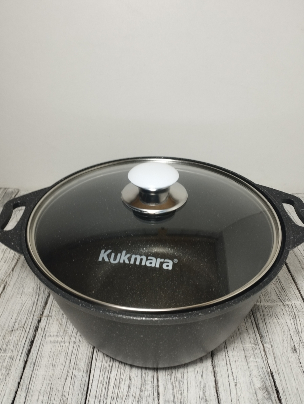 Кастрюля АП 4л стекл крышка Мрамор темный кмт42а