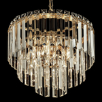 Citilux Фонда CL303163 Люстра хрустальная подвесная Бронза