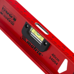 Уровень алюминиевый "Рельс", 400 мм, 3 глазка, усиленный Matrix