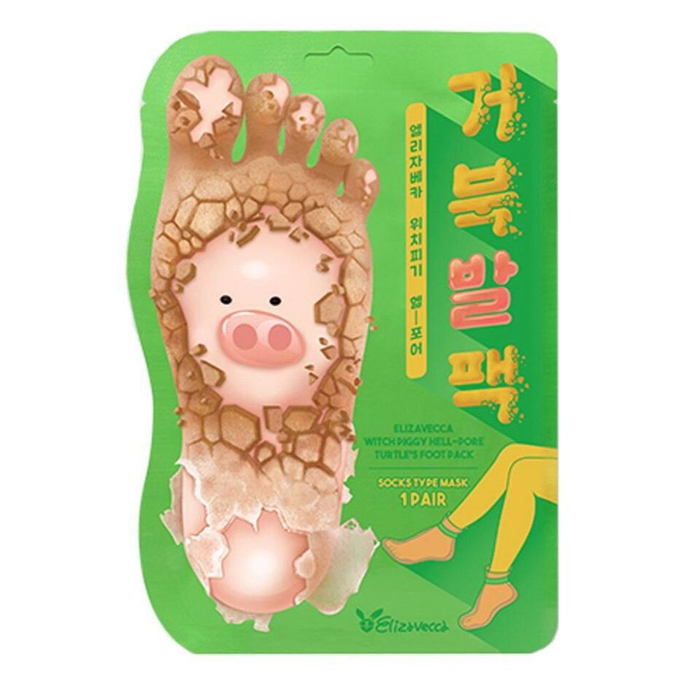 Elizavecca Witch Piggy Hell-Pore Turtles Foot Pack Носочки для ног 40г