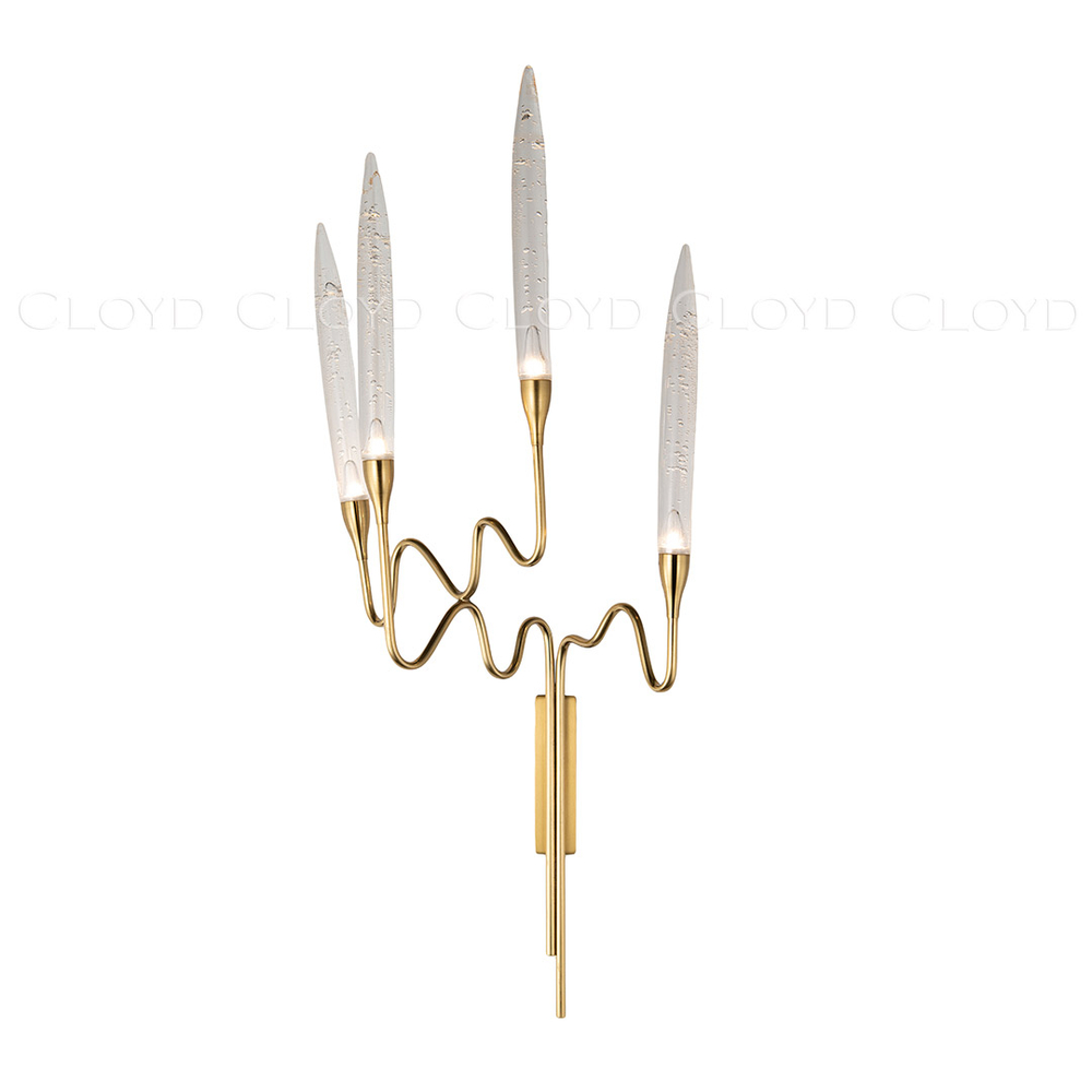 Бра Cloyd ZOAR W4 / выс. 60 см - латунь (арт.20392)