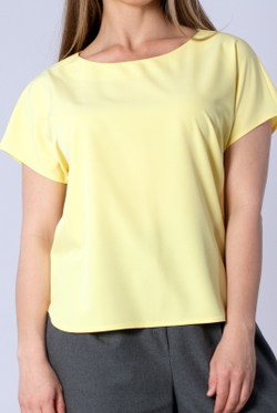 Блузка женская 3256ЗПк, желтый #476Жел093256зпк