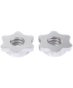 Замки для грифа BB-108, d=26 мм, металлические, хромированный, 2 шт