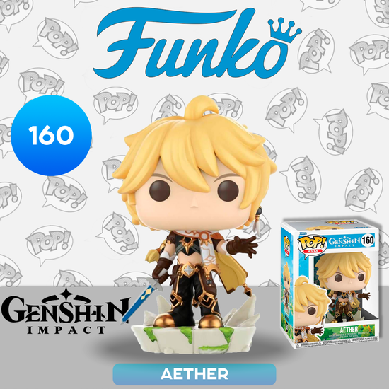 Фигурка Funko POP! Games Genshin Impact Aether (160) 68380 / Фигурка по мотивам игры "Genshin Impact", Эфир