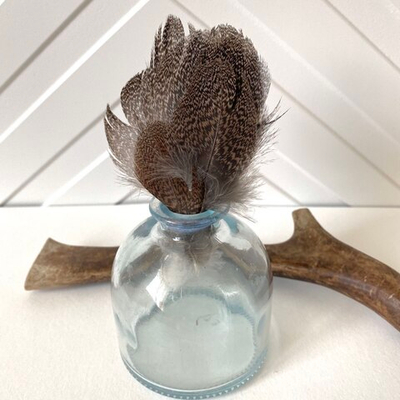 Перья глухаря коричневые 7-10 см 10 шт. г8