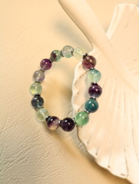 Браслет из флюорита "Радуга ясности"