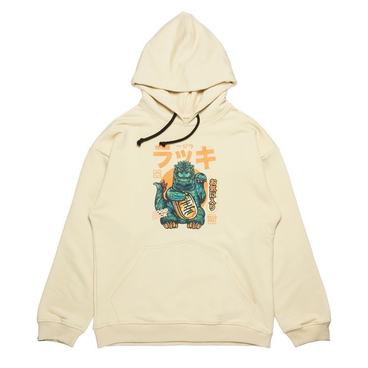 Худи STEAL CHILL Годзилла, бежевый