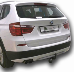 Фаркоп(прицепное) Лидер-Плюс для BMW X3 (F25) 2010-2017(паспорт и сертификат в комплекте)(без электрики)B205-A