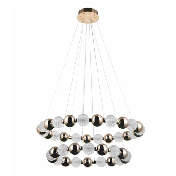 Подвесная светодиодная люстра Modelux Modestyle MS.8012.600.400 GD