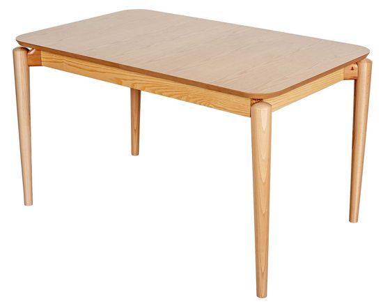 Стол VASTO 1300 RV раздвижной прямоугольный со столешницей из шпона (бук натуральный)