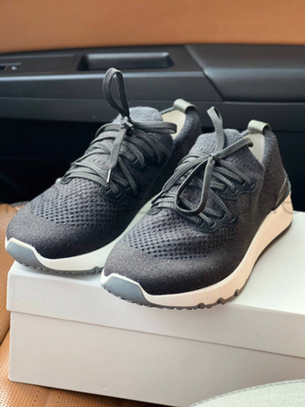 Мужские кроссовки Brunello Cucinelli черного цвета текстильные