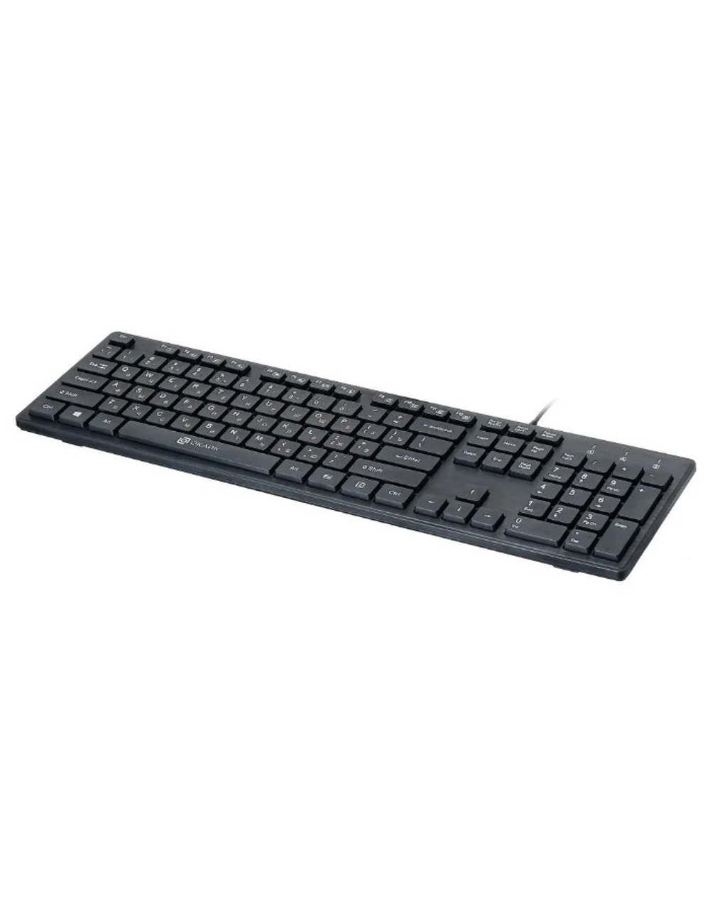 Клавиатура Oklick 520M2U черный/черный USB slim Multimedia [1061587]