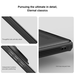 Чехол прозрачный тонированный от Nillkin с MagSafe и с металлической крышкой на Xiaomi 15 Ultra, серия CamShield Prop Magnetic Case