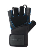 Перчатки для фитнеса STARFIT WG-201, черный/синий