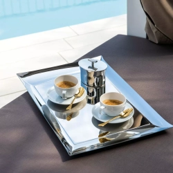 Sambonet - Набор из 6 ложек для эспрессо Taormina PVD Gold / артикул   52766GA7  / GTIN 8014808477829